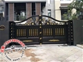 门业图片-铝合金推拉门价格不锈钢别墅大门4006图片